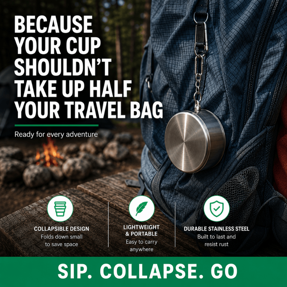 GlobeGear™ Collapsible Travel Cup