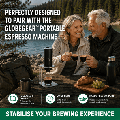 GlobeGear™ Foldable Coffee Machine Holder