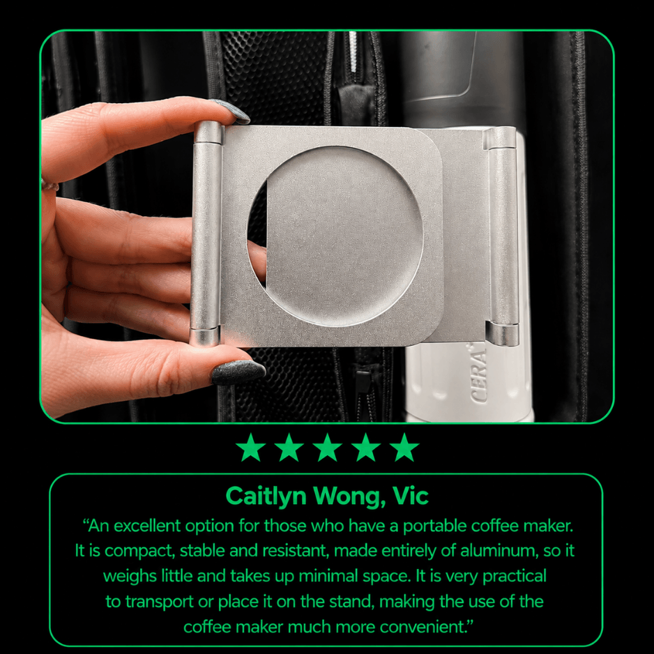 GlobeGear™ Foldable Coffee Machine Holder