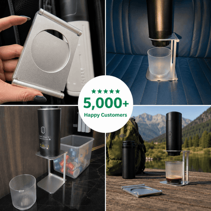 GlobeGear™ Foldable Coffee Machine Holder